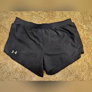 Under Armour Loose Coup Athletic Shorts Black Size Large